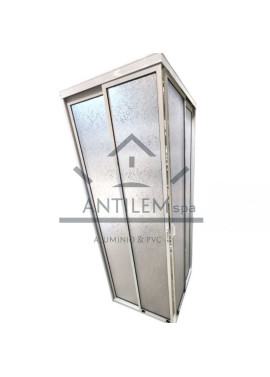 SHOWER DOOR Receptáculo 0,90x0,90 MT alto 1,80 MT