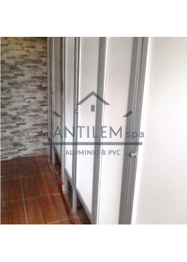 DIVISIONES DE BAÑO en Aluminio