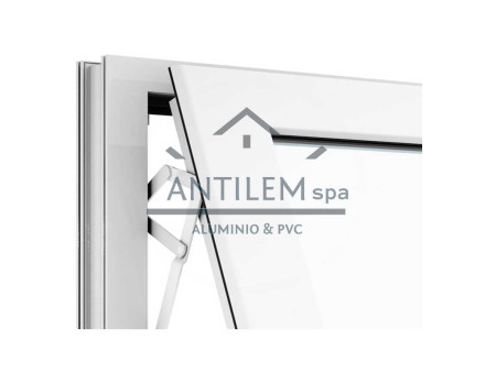 PROYECTANTE 0,50X1,00 MT PVC EUROPEO linea 6004 Vidrio Monolítico o Catedral 4mm blanco