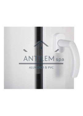CORREDERA 2,00X2,00 MT PVC EUROPEO Vidrio Monolítico 5mm. CORREDERA 2 hojas BLANCO