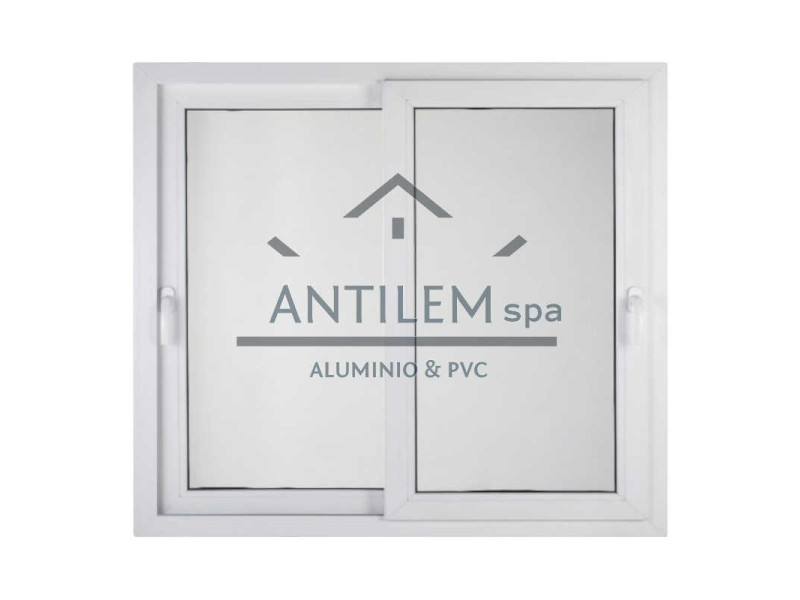 CORREDERA 1,50X1,20 MT PVC EUROPEO  TERMOPANEL 2 hojas BLANCO