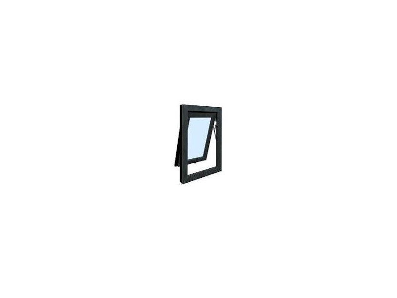 PROYECTANTE 0,60X0,60MT PVC EUROPEO NEGRO TERMOPANEL