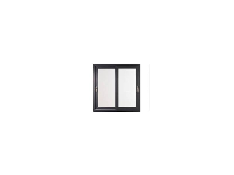 CORREDERA1,20X1,00 MT PVC EUROPEO Vidrio Termopanel NEGRO