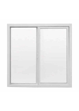 PVC AMERICANO1,00X1,00 CORREDERA BLANCO VIDRIO 4MM