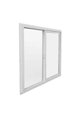 PVC AMERICANO1,00X1,00 CORREDERA BLANCO VIDRIO 4MM