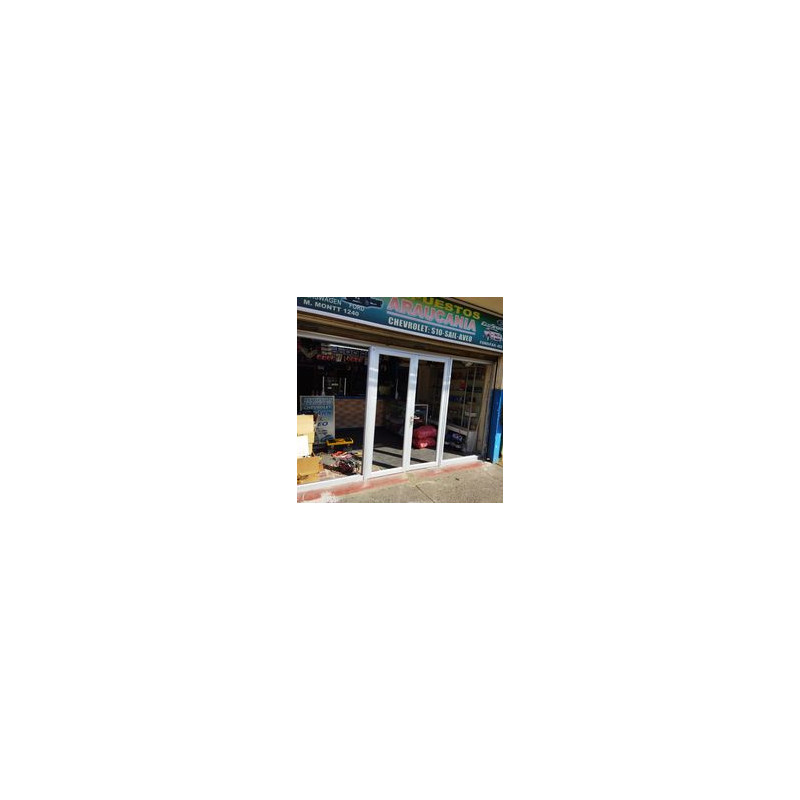 Puertas para locales comerciales aluminio